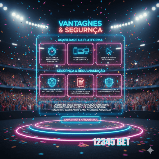 Cassino 12345 BET, Seguro, Promoções